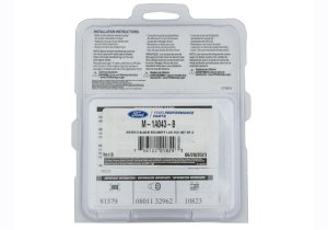 Ford Fusion Security Lug Nut Kit - Ford Racing - Black PVD Security, M12 x 1.5 Thread, Set of 4 - Black - `15-`21